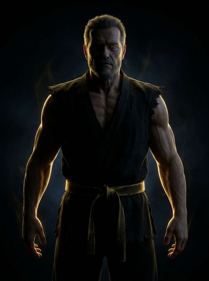 The Grandmaster — face half in shadow
